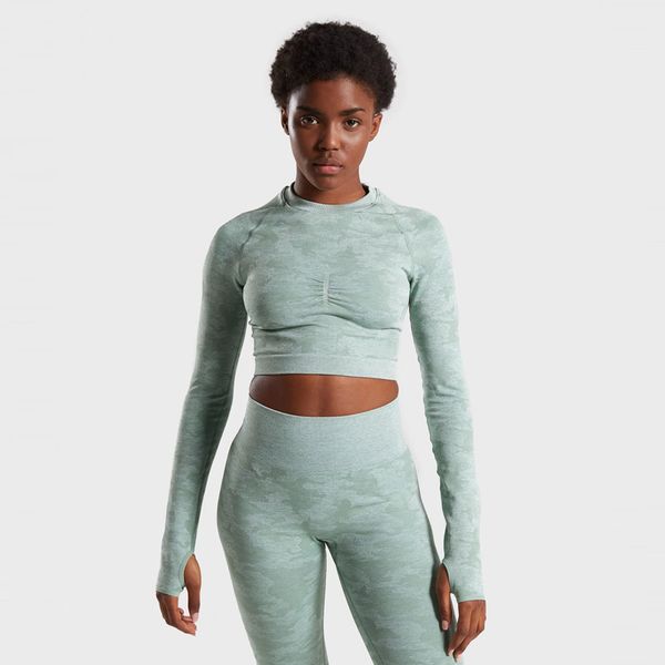 2pcs камуфляж йога set sportswear для женщин gym фитнес одежда booty йога леггинсы + длинные рукава фитнес crop top спортивный костюм
2pcs камуфляж йога set sportswear для женщин gym фитнес одежда booty йога леггинсы + длинные рукава фитнес crop top спортивный костюм