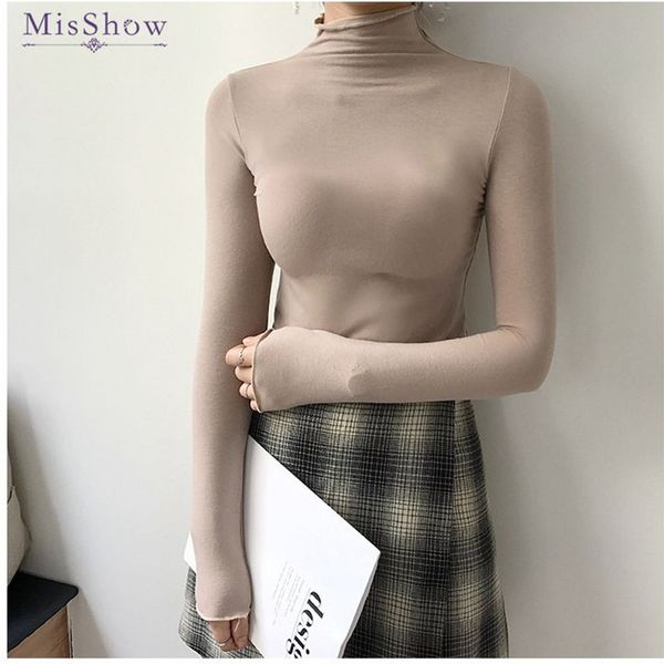 misshow new 5 colors solid cotton women shirt elegant casual long sleeve turtleneck blouse roupa feminina, White
misshow new 5 colors solid cotton women shirt elegant casual long sleeve turtleneck blouse roupa feminina, White