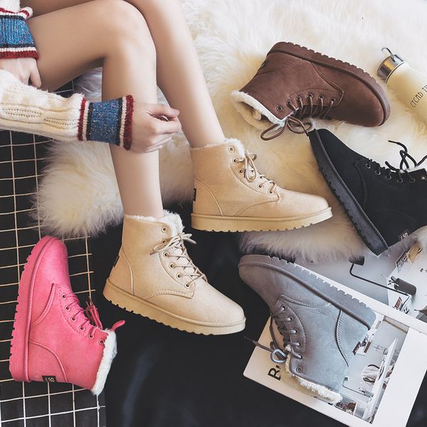 white mid-calf boots boots-women women's shoes lace up booties ladies flat heel platform australia round toe low hee, Black
white mid-calf boots boots-women women's shoes lace up booties ladies flat heel platform australia round toe low hee, Black