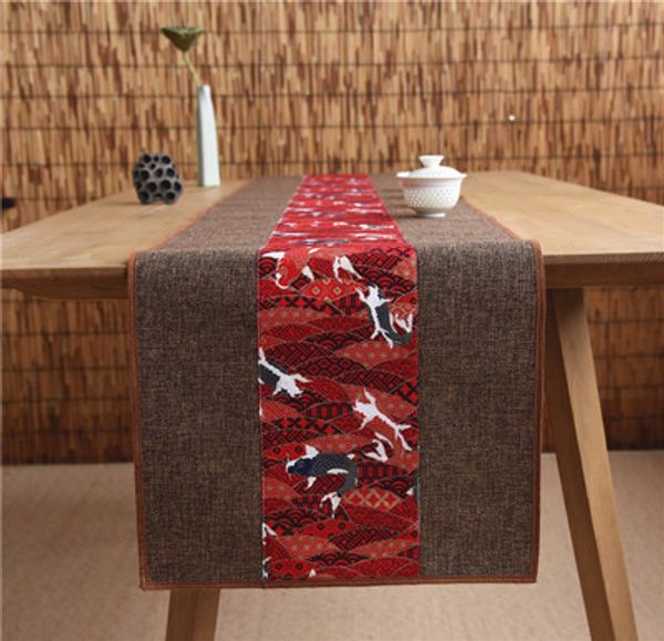 latest happy fish patchwork table runners christmas wedding party table cloth natural cotton linen chinese style dining table mat pads
latest happy fish patchwork table runners christmas wedding party table cloth natural cotton linen chinese style dining table mat pads