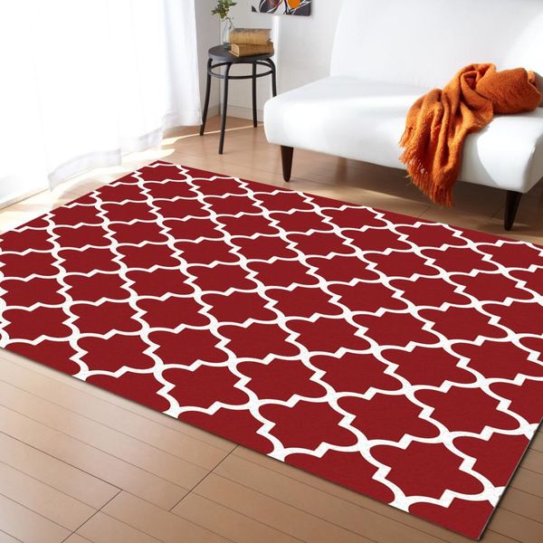 red and white geometric modern carpets for living room rugs large anti-slip safety carpet
red and white geometric modern carpets for living room rugs large anti-slip safety carpet