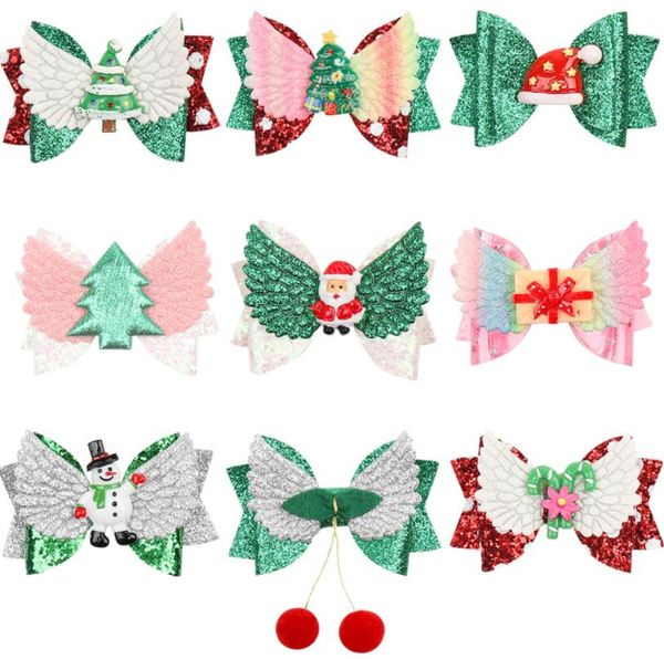 cute 3inch christmas hair bow for baby toddlers girls with xmas tree santa claus snowman decor, Slivery;white
cute 3inch christmas hair bow for baby toddlers girls with xmas tree santa claus snowman decor, Slivery;white