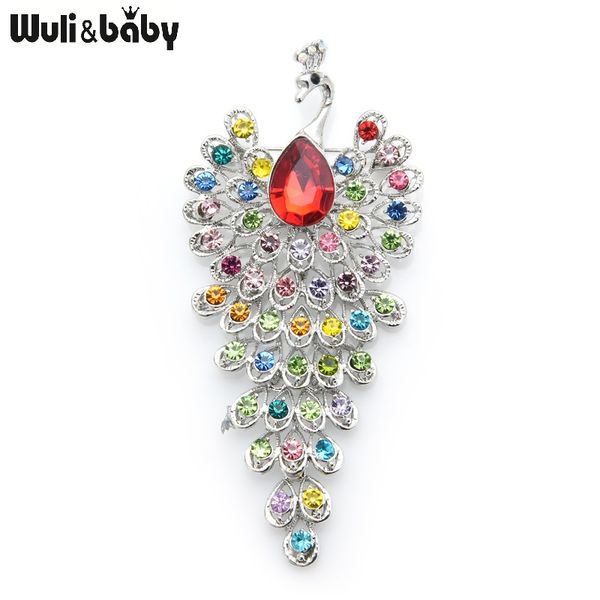 wuli&baby big rhinestone peacock bird brooches women beauty 3-color bird animal weddings party office brooch pins gifts, Gray
wuli&baby big rhinestone peacock bird brooches women beauty 3-color bird animal weddings party office brooch pins gifts, Gray