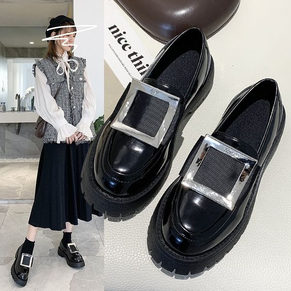 women's shoes platform loafers with fur female footwear casual sneaker slip-on british style black flats round toe buckle
women's shoes platform loafers with fur female footwear casual sneaker slip-on british style black flats round toe buckle