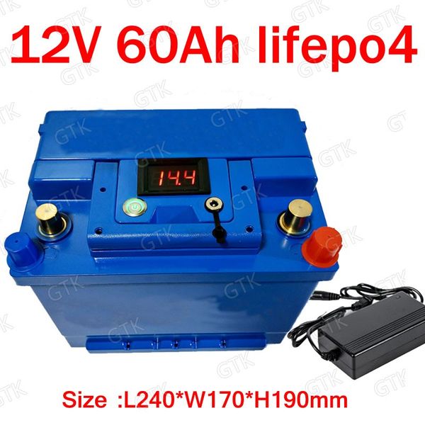 gtk lithium 12v 60ah lifepo4 battery bms 4s 12.6v lifepo4 for 900w solar energy storage rv boat inverter monitor rv +5a charger
gtk lithium 12v 60ah lifepo4 battery bms 4s 12.6v lifepo4 for 900w solar energy storage rv boat inverter monitor rv +5a charger