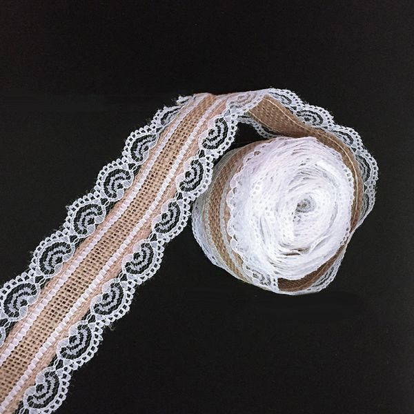 1 piece 10m natural jute burlap roll hessian vintage wedding centerpieces decor lace ribbon white lace trim edge rustic, Pink;blue
1 piece 10m natural jute burlap roll hessian vintage wedding centerpieces decor lace ribbon white lace trim edge rustic, Pink;blue