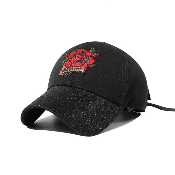mttzsylhh ladies hat summer new fashion rose baseball cap embroidery cotton outdoor travel hat female sun, Blue;gray
mttzsylhh ladies hat summer new fashion rose baseball cap embroidery cotton outdoor travel hat female sun, Blue;gray