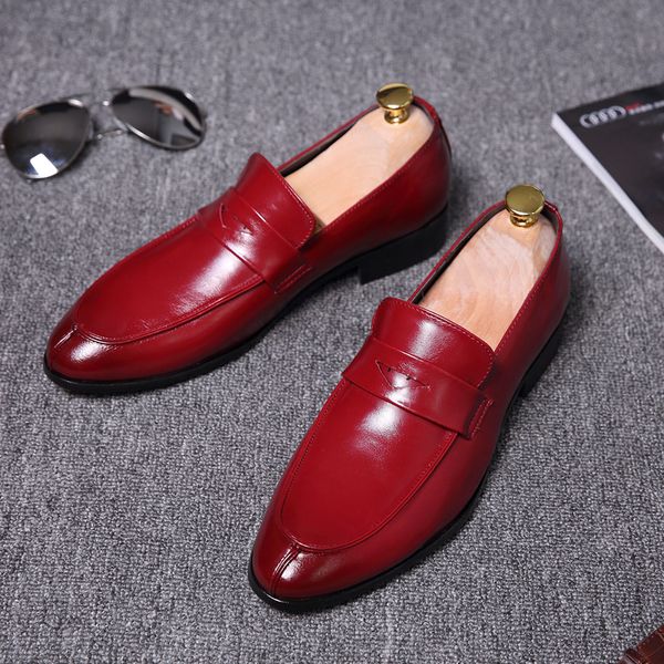 men dress pointed oxfords shoes man leather shoes fashion casual wedding party dress breathable loafer driving lazy a51-42, Black
men dress pointed oxfords shoes man leather shoes fashion casual wedding party dress breathable loafer driving lazy a51-42, Black