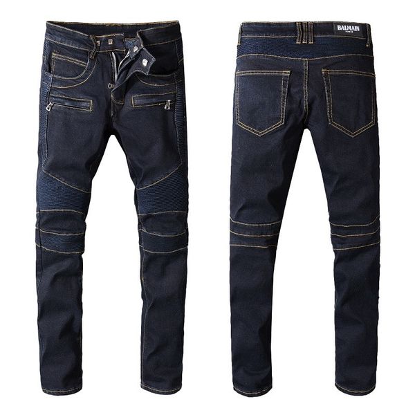 mens fashion cool jeans distressed motorcycle biker jeans rock revival skinny men designer jeans slim ripped hole straight men's denim, Blue
mens fashion cool jeans distressed motorcycle biker jeans rock revival skinny men designer jeans slim ripped hole straight men's denim, Blue
