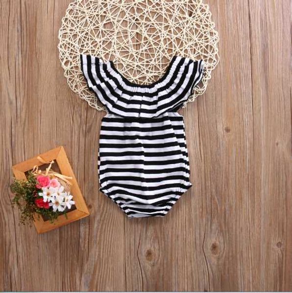summer 2017 cotton newborn baby girl striped romper lotus collar jumpsuit playsuit clothes outfits 0-24m, Blue
summer 2017 cotton newborn baby girl striped romper lotus collar jumpsuit playsuit clothes outfits 0-24m, Blue