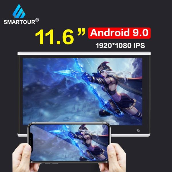 smartour universal 11.6 inch car headrest monitor digital color 4k high definition screen auto head rest hanging monitor bracket
smartour universal 11.6 inch car headrest monitor digital color 4k high definition screen auto head rest hanging monitor bracket