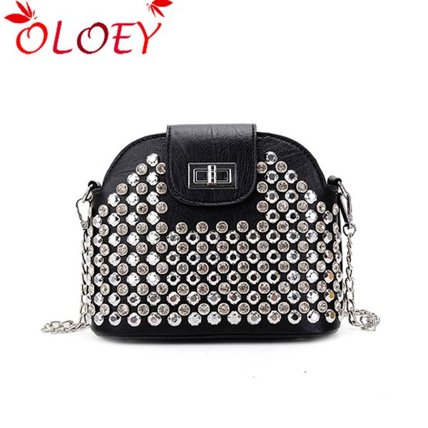 new fashion simple small crossbody bag women's designer handbag 2019 high-quality pu leather rivet chain shoulder bags
new fashion simple small crossbody bag women's designer handbag 2019 high-quality pu leather rivet chain shoulder bags
