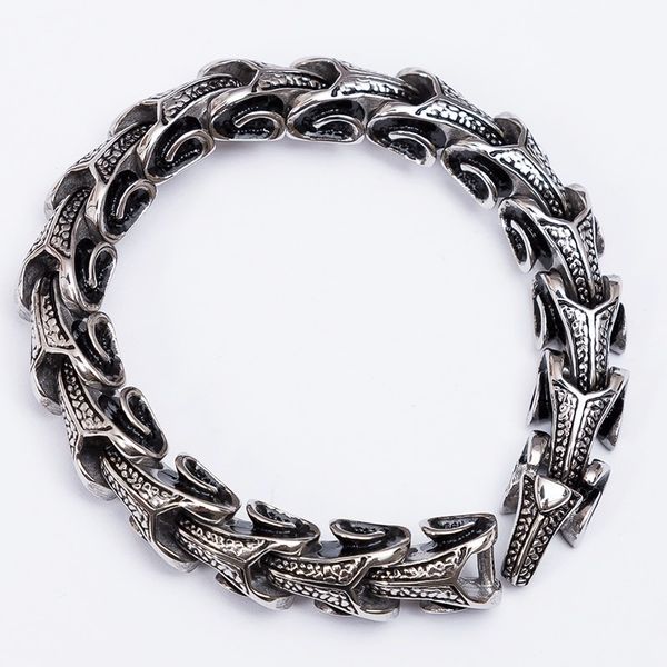 11mm mens punk rock bracelets bangles stainless steel dragon grain man bracelets mens armband jewelry,18cm 20cm/22cm, Black
11mm mens punk rock bracelets bangles stainless steel dragon grain man bracelets mens armband jewelry,18cm 20cm/22cm, Black