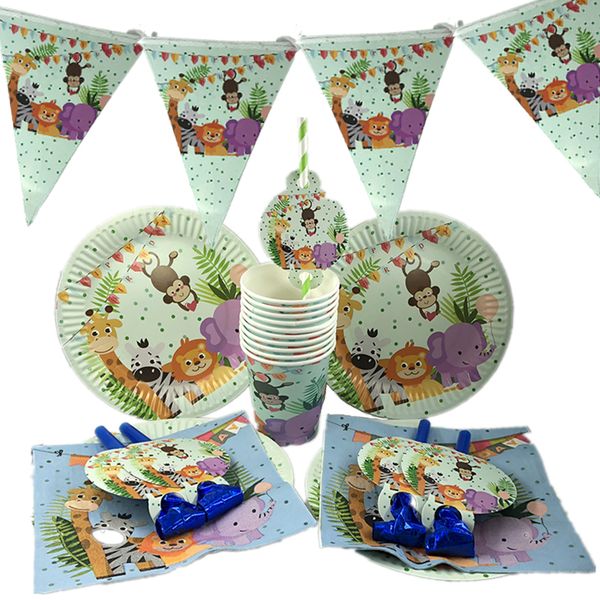 new jungle party decorations safari party disposable tableware set tropical theme birthday decor baby shower supplies
new jungle party decorations safari party disposable tableware set tropical theme birthday decor baby shower supplies