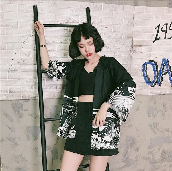 2019 лето новый стиль япония печатных шифон кардиган кимоно harajuku женщины блузка топ уличная темперамент рубашка, White
2019 лето новый стиль япония печатных шифон кардиган кимоно harajuku женщины блузка топ уличная темперамент рубашка, White