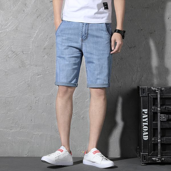 2019 blue dark grey summer denim men short jeans designer casual distressed knee length trouers plus size 28-44 46 
2019 blue dark grey summer denim men short jeans designer casual distressed knee length trouers plus size 28-44 46