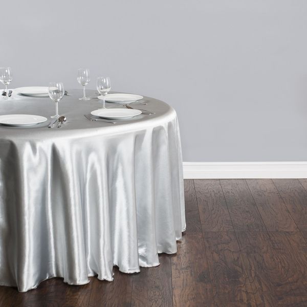 10pcs silver round satin table cloths banquet table covers wedding linens for home party event l decoration
10pcs silver round satin table cloths banquet table covers wedding linens for home party event l decoration