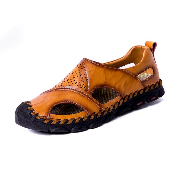 sandal men summer genuine leather outdoor men flat walking fashion leather sandals plus size brown black comfortable
sandal men summer genuine leather outdoor men flat walking fashion leather sandals plus size brown black comfortable