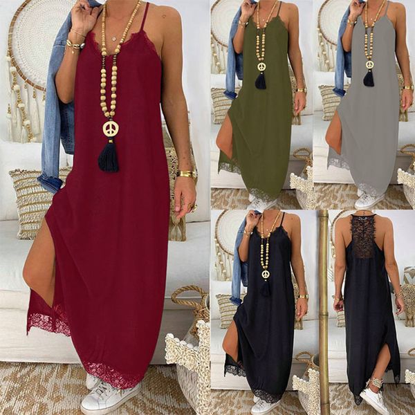 spot 2019 european fashion lace sleeveless sleeveless suspender casual solid color dress, support mixed batch, Black;gray
spot 2019 european fashion lace sleeveless sleeveless suspender casual solid color dress, support mixed batch, Black;gray