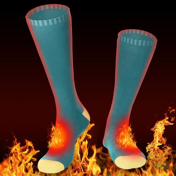 qilove green electric heat winter heated socks 3.7v lithium battery control cotton spandex knitting outdoors keep warm, Black
qilove green electric heat winter heated socks 3.7v lithium battery control cotton spandex knitting outdoors keep warm, Black