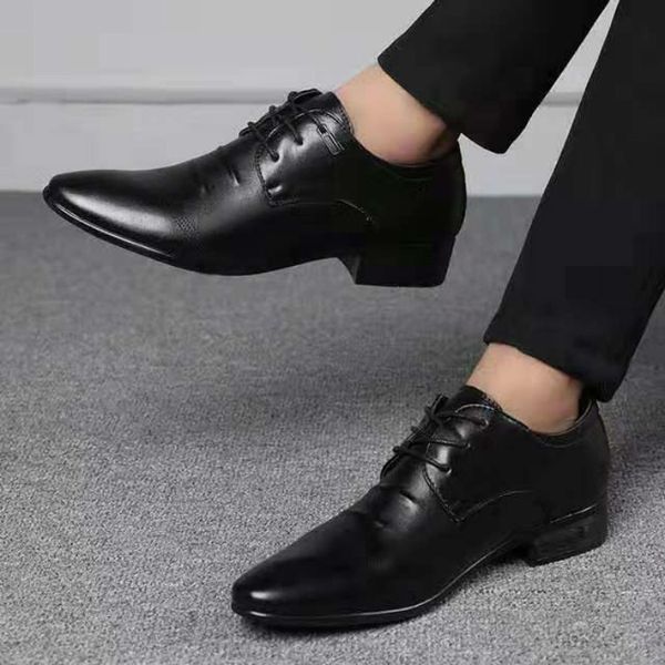 2020 new style mens cross-border autumn casual business formal shoes work office men pointed leather shoes men, Black
2020 new style mens cross-border autumn casual business formal shoes work office men pointed leather shoes men, Black