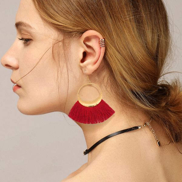 yumfeel trendy tassel earrings 4 colors bohemian circle dangle earrings for women statement fashion jewelry christmas gifts, Golden
yumfeel trendy tassel earrings 4 colors bohemian circle dangle earrings for women statement fashion jewelry christmas gifts, Golden
