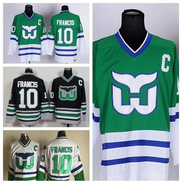 men 10 ron francis jerseys ice hockey retro hartford jersey all stitched black green white embroidery and sewing logo, Black;red
men 10 ron francis jerseys ice hockey retro hartford jersey all stitched black green white embroidery and sewing logo, Black;red
