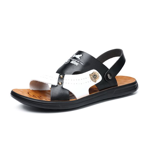 2020 men's slippers men comfortable breathable sandals men's summer hard-wearing shoes summer sandals non-slip, Black
2020 men's slippers men comfortable breathable sandals men's summer hard-wearing shoes summer sandals non-slip, Black