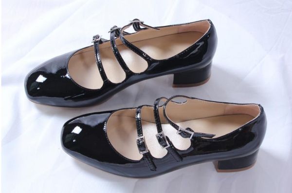 2020 women's shoes in spring and autumn with new style middle heel coarse heel round head@8109, Black
2020 women's shoes in spring and autumn with new style middle heel coarse heel round head@8109, Black