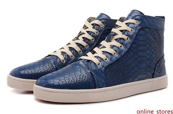 snakeskin red bottom sneakers for men luxury designer high skate sneakers mens womens comfort casual shoes wholesale price size36-46
snakeskin red bottom sneakers for men luxury designer high skate sneakers mens womens comfort casual shoes wholesale price size36-46