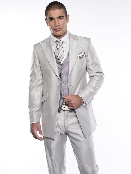 silver grey groom tuxedos peak lapel groomsman wedding tuxedos fashion men prom jacket blazer 3 piece suit(jacket+pants+tie+vest) 138, Black;gray
silver grey groom tuxedos peak lapel groomsman wedding tuxedos fashion men prom jacket blazer 3 piece suit(jacket+pants+tie+vest) 138, Black;gray