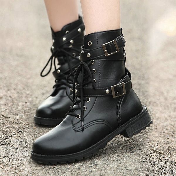 2019 new buckle winter motorcycle boots women british style ankle boots gothic punk low heel ankle boot women shoe, Black
2019 new buckle winter motorcycle boots women british style ankle boots gothic punk low heel ankle boot women shoe, Black