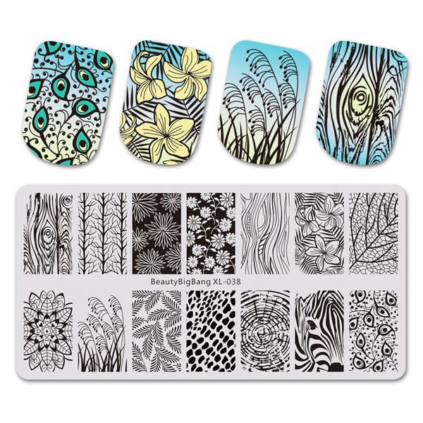 beautybigbang 6*12cm nail stamping plates for stamping retro flower leaf theme nail art template for nails bbb xl-038, White
beautybigbang 6*12cm nail stamping plates for stamping retro flower leaf theme nail art template for nails bbb xl-038, White