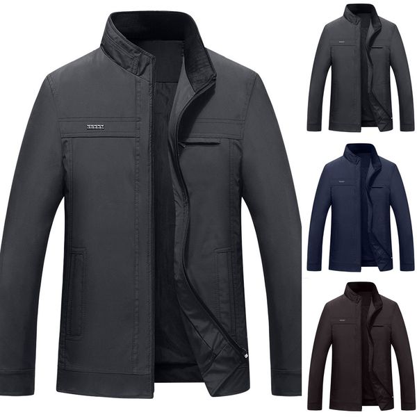 men's utumn winter hiking mountaineering jacket zipper new winter style fashion business self-cultivation pure color coat, Black;red
men's utumn winter hiking mountaineering jacket zipper new winter style fashion business self-cultivation pure color coat, Black;red