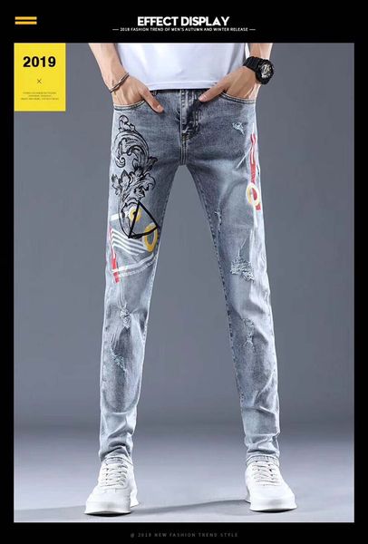 jeans men's spring and autumn and winter 2020 new wild straight straight tide brand feet korean version of the trend of casual long pan, Blue
jeans men's spring and autumn and winter 2020 new wild straight straight tide brand feet korean version of the trend of casual long pan, Blue