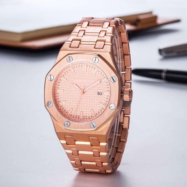 мужские модные часы розовое золото часы royal oak кварцевая батарея автоматическая дата движение часы продвижение продажа montre de luxe 154, Slivery;brown
мужские модные часы розовое золото часы royal oak кварцевая батарея автоматическая дата движение часы продвижение продажа montre de luxe 154, Slivery;brown