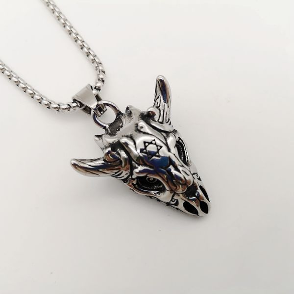 star of david monster skull pendant necklace vintage silver stainless steel mens cool gothetic jewelry monster necklace gift men
star of david monster skull pendant necklace vintage silver stainless steel mens cool gothetic jewelry monster necklace gift men
