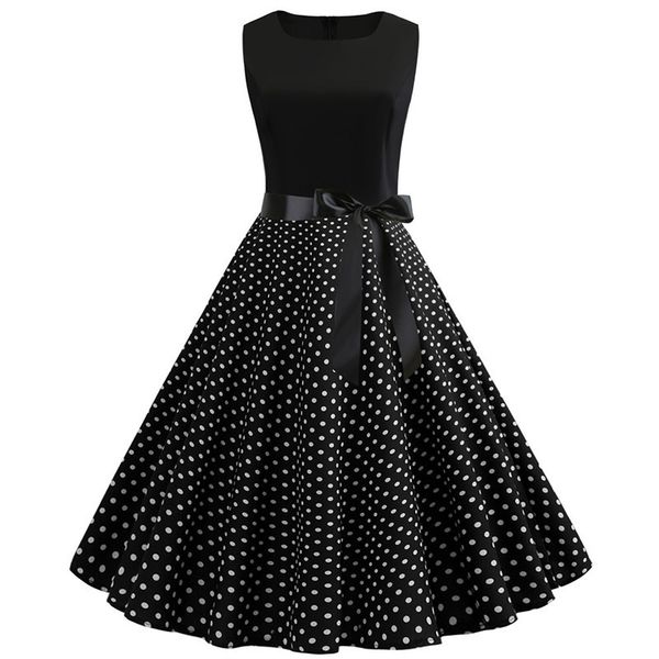 casual dresses polka dot women summer dress floral elegant retro vintage 50s 60s robe femme rockabilly swing vestidos party, Black;gray
casual dresses polka dot women summer dress floral elegant retro vintage 50s 60s robe femme rockabilly swing vestidos party, Black;gray