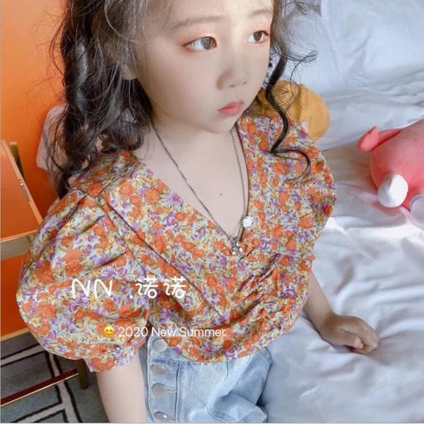 2020 korean style girls printed shirt fashion summer cotton girls blouse 3-9t f208, White;black
2020 korean style girls printed shirt fashion summer cotton girls blouse 3-9t f208, White;black