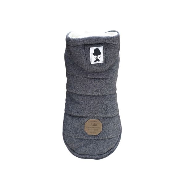 pet clothes for dog costume solid hooded autumn/winter clothes for dogs warm gift