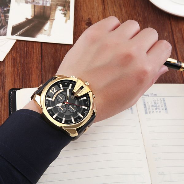 relogio masculino mens watches brand luxury leather strap waterproof sport men quartz watch military male clock curren 8176, Slivery;brown
relogio masculino mens watches brand luxury leather strap waterproof sport men quartz watch military male clock curren 8176, Slivery;brown