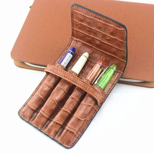 crocodile skin pattern roller fountain pens case pouch separate slot accessory
crocodile skin pattern roller fountain pens case pouch separate slot accessory