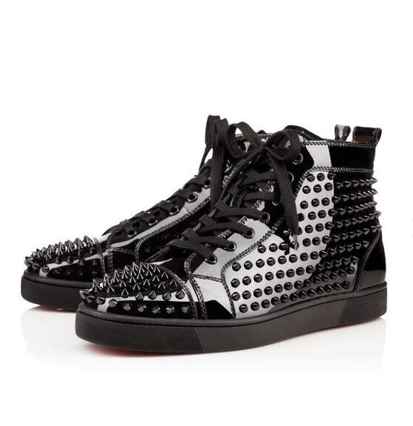 new fashion designer studded spikes flats shoes mens sandals casual shoes for women party lovers genuine leather sneakers 35-46, Black
new fashion designer studded spikes flats shoes mens sandals casual shoes for women party lovers genuine leather sneakers 35-46, Black