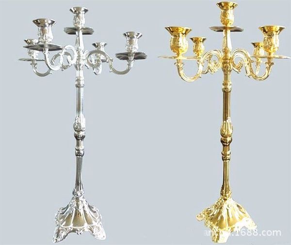 83cm gold or silver metal floor candelabra wedding centerpiece 5-arms candelabrum party supplies 12pcs/lot
83cm gold or silver metal floor candelabra wedding centerpiece 5-arms candelabrum party supplies 12pcs/lot