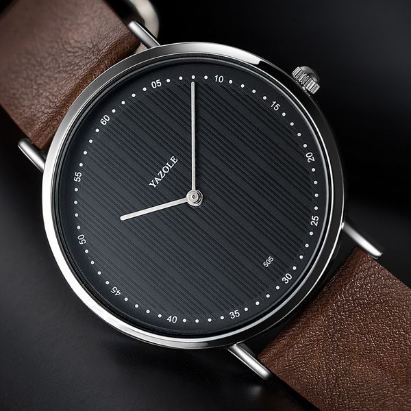 simple casual elegant leather quartz watch reloj hombre relogio mens watches fashion men's wristwatch erkek kol saati 2019, Slivery;brown
simple casual elegant leather quartz watch reloj hombre relogio mens watches fashion men's wristwatch erkek kol saati 2019, Slivery;brown