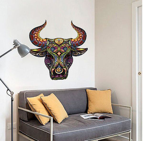 wild animal wall decal nursery ngau tau color pattern colored sticker home decor 
wild animal wall decal nursery ngau tau color pattern colored sticker home decor