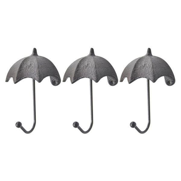 3 pcs wall-mounted hooks umbrella shape decorative hook wrought iron coat hat towel hanger organizer for bedroom living room
3 pcs wall-mounted hooks umbrella shape decorative hook wrought iron coat hat towel hanger organizer for bedroom living room