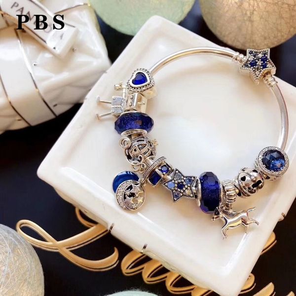 925 silver love blue pumpkin car robot charm beads star pendant bracelet spring and summer luxury woman gift, Golden;silver
925 silver love blue pumpkin car robot charm beads star pendant bracelet spring and summer luxury woman gift, Golden;silver