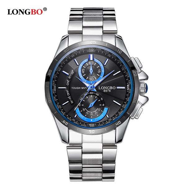 longbo brand fashion sports army watches men stainless steel watch business style waterproof quartz wristwatches 8978, Slivery;brown
longbo brand fashion sports army watches men stainless steel watch business style waterproof quartz wristwatches 8978, Slivery;brown