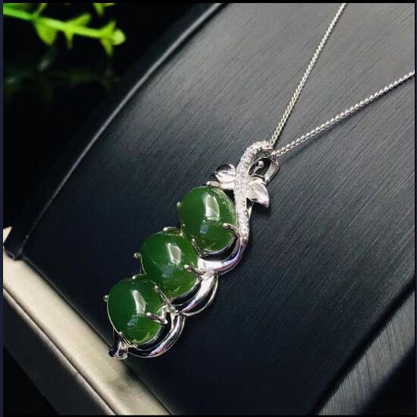 natural green хотан джейд бусины подвеска 925 серебряное ожерелье китайский жадеит amulet мода шарм ювелирные подарки для женщин her, Silver
natural green хотан джейд бусины подвеска 925 серебряное ожерелье китайский жадеит amulet мода шарм ювелирные подарки для женщин her, Silver